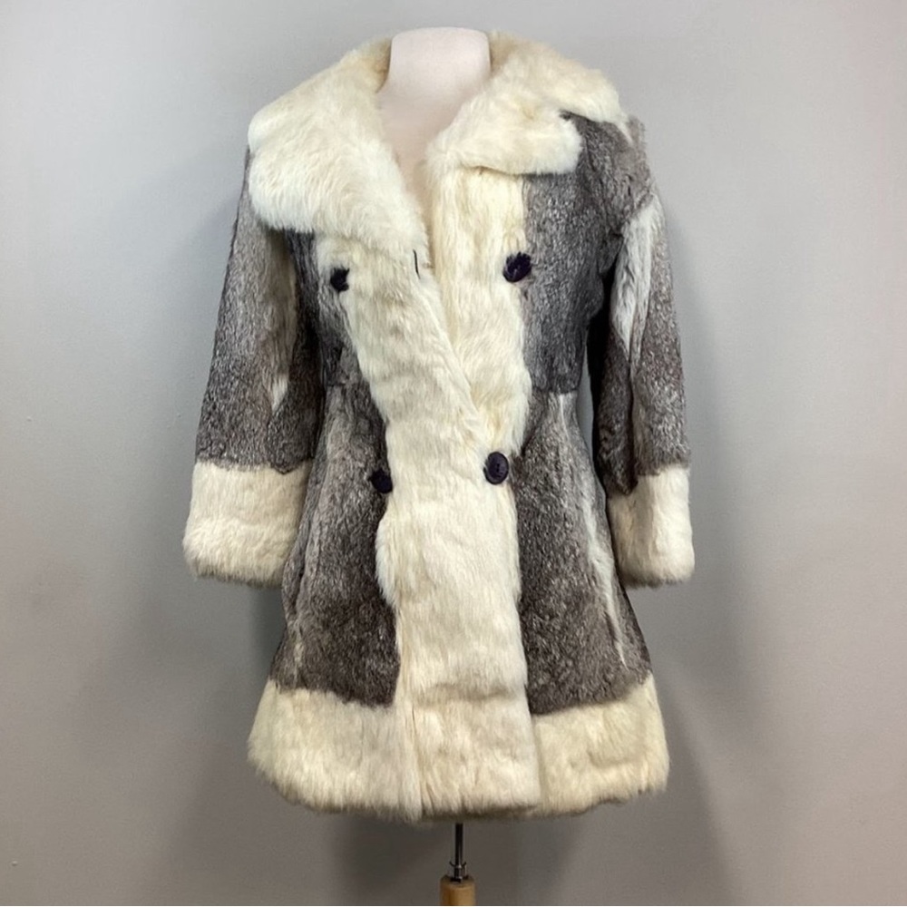 Vintage 70’s Rabbit Fur Coat